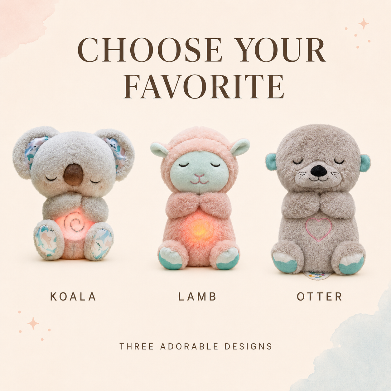 Breathing Bear Soothing Plush