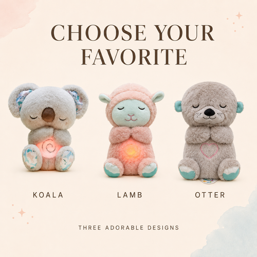 Breathing Bear Soothing Plush