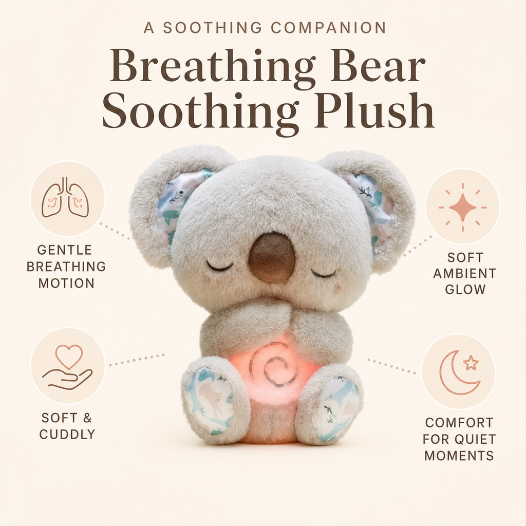 Breathing Bear Soothing Plush