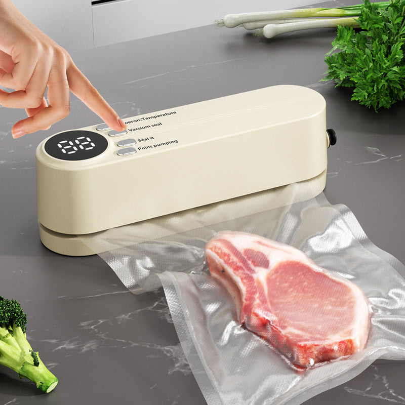Smart Rechargeable Vacuum Sealer for Food Storage